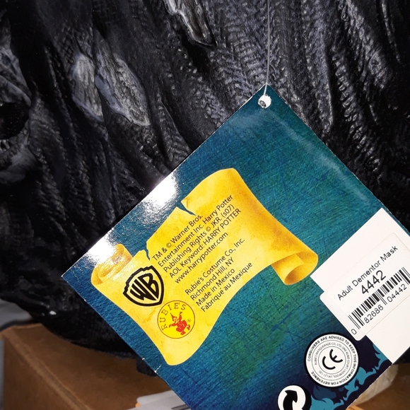 VINTAGE Dementor 2007 Mask Official WB Harry Potter NEW HARD TO FIND FUNDRAISER - Picture 11 of 12